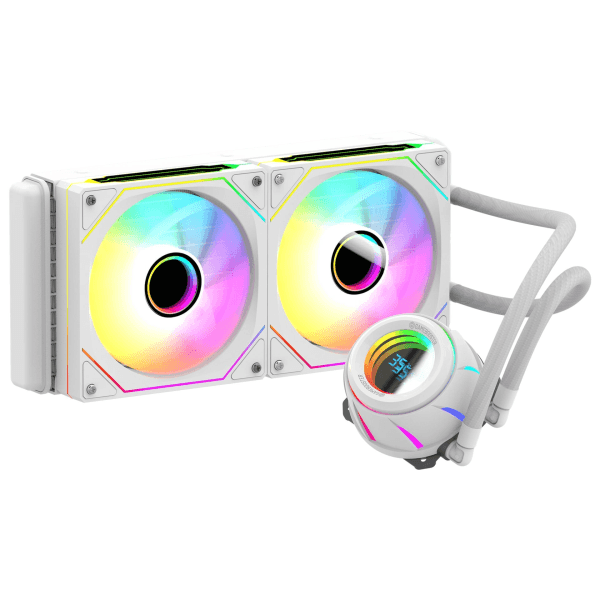 GAMEBOOSTER GB-LCS-BL240W (BEYAZ) BLADE 240W ARGB FANLI LGA1700/AM5 UYUMLU 240MM CPU SIVI SOĞUTMA SİSTEMİ - 10