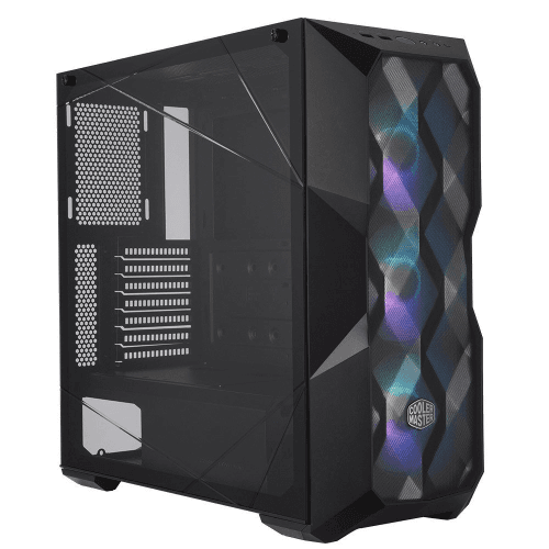 COOLERMASTER MASTERBOX TD500 V2 SİYAH ARGB 4X120MM FANLI TEMPERED GLASS KRİSTAL MESH ÖN PANELLİ MIDT KASA (TD500V2-KGNN-STU) - 7