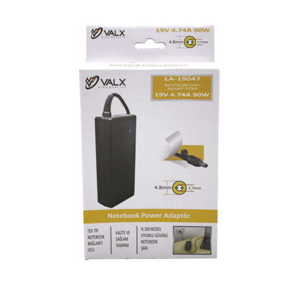 VALX LA-19047 19V 4.74A 90W 4.8X1.7 LAPTOP ADAPTÖR - 5