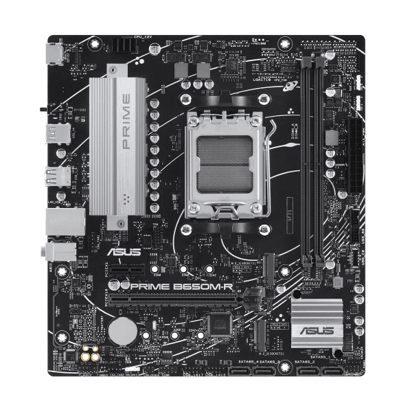 ASUS MB PRIME B650M-R AMD B650 AM5 DDR5 7200 HDMI 2x M2 USB3.2 AURA RGB 2.5Gbit LAN mATX 96GB’a kadar ram desteği, ASUS MB 5X - 8