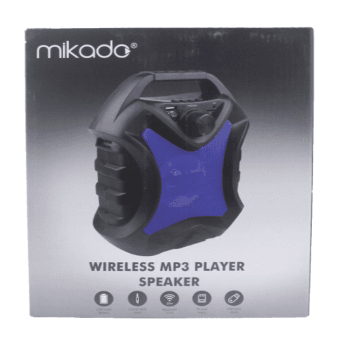 MIKADO MD-5BT X-LIFE 5W 1200MAH SİYAH MAVİ USB - 2