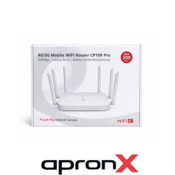 APRONX CP109 (APX-CPE08) 4G 4 PORT WIRELESS MODEM / ROUTER - 6