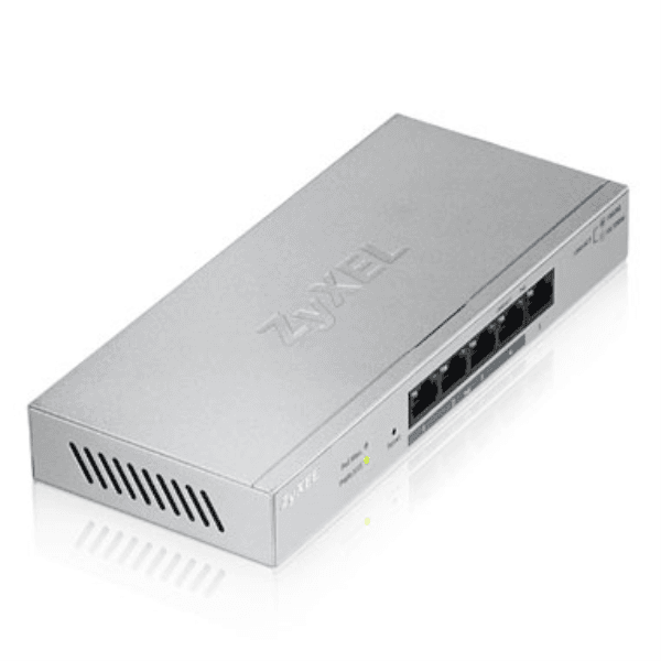 ZYXEL GS1200-5HP 1 PORT 10/100/1000 MBPS 4 PORT 10/100/1000 MBPS POE GIGABIT WEB YONETİLEBİLİR POE SWITCH V2 (60 WATT) - 5