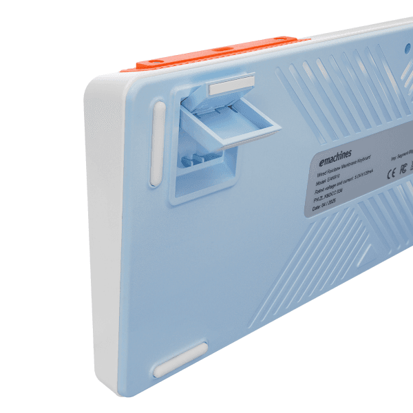 ACER EMACHINES EAK810 BEJ/MAVİ/TURUNCU USB RAINBOW AYDINLATMALI MINI Q STANDART KLAVYE - 7