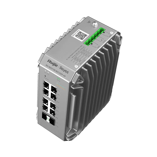 RUIJIE REYEE RG-NIS3100-8GT2SFP-HP 8 PORTLU 10/100/1000 GIGABIT ENDÜSTRIYEL SWITCH 2 SFP 8 PORT POE+ (240W) - 7