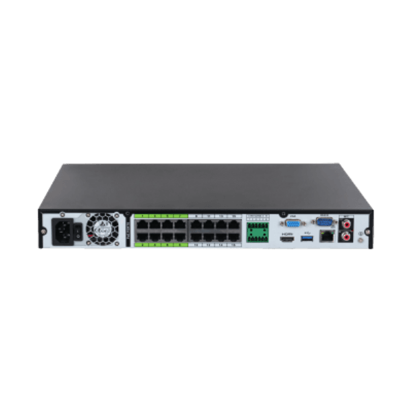 DAHUA NVR5216-16P-EI 16 KANAL HDMI/VGA 2xUSB 2x20TB SATA HDD NVR KAYIT CIHAZI - 6
