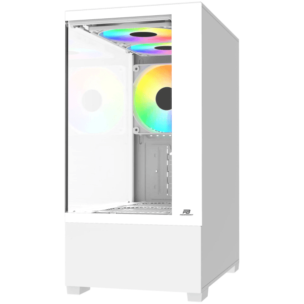 POWERBOOST PB-M5001W 500W 3*12CM RAINBOW FANLI USB 3.0 SEAVIEW M-ATX GAMING BEYAZ KASA (JBST-PBM5001W) - 6