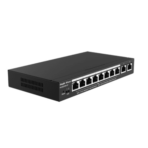 RUIJIE REYEE RG-ES210GC-LP 8 PORT 10/100/1000 8 PORT POE 2 PORT UPLINK 70 WATT RUJIE CLOUD YONETILEBILIR DESKTOP SWITCH - 5