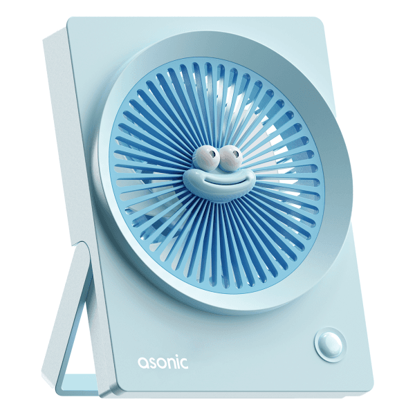 ASONIC AFN23 MAVİ 500MAH 3 HIZ KADEMELİ MASAÜSTÜ USB FAN - 9