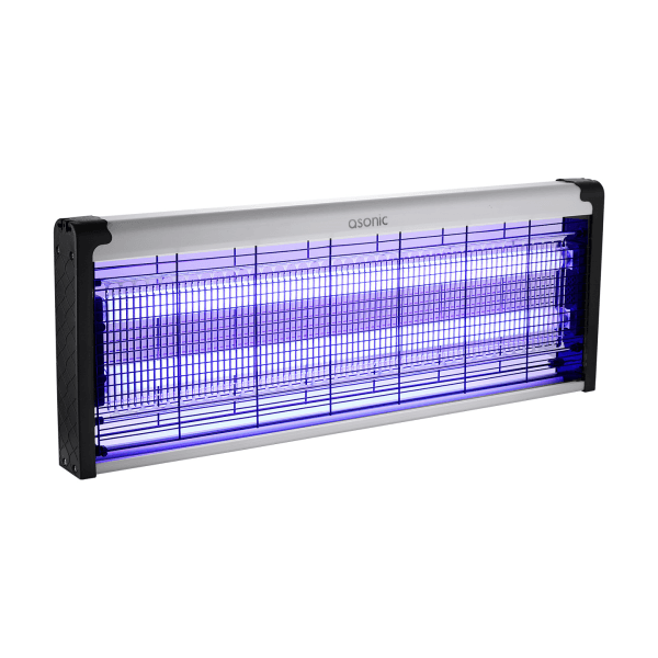 ASONIC S28 ÇİFT CAM LED ZİNCİR ASKILI SANAYİ TIPI SİNEK ÖLDÜRÜCÜ XXXL BOY 40W+ 2000V - 10