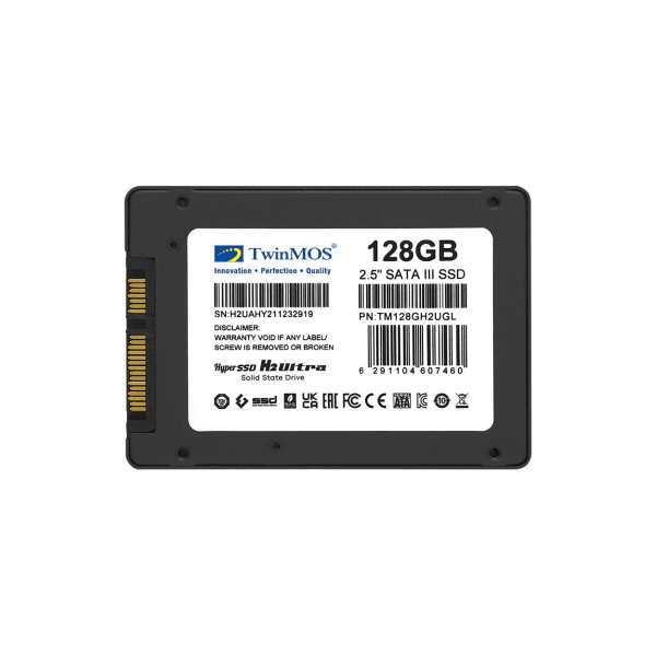 TWINMOS TM128GH2UGL 128GB 2.5" SATA3 SSD (580MB-550MB/S) TLC 3DNAND GREY - 8