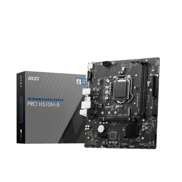 MSI MB PRO H510M-B SOKET 1200 DDR4 2933MHZ ,M.2 USB3.2 1X 1G LAN MATX(YALNIZCA 10. NESIL DESTEKLI) - 4