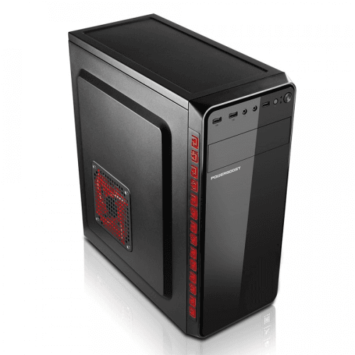 POWERBOOST VK-1625 350W USB 3.0 ATX SHINY PIANO SİYAH KASA (JBST-VK1625) - 5