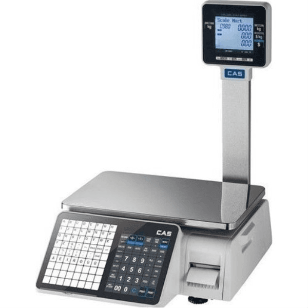 CAS CL3000 P 15KG BOYUNLU BARKODLU TERAZİ - 2