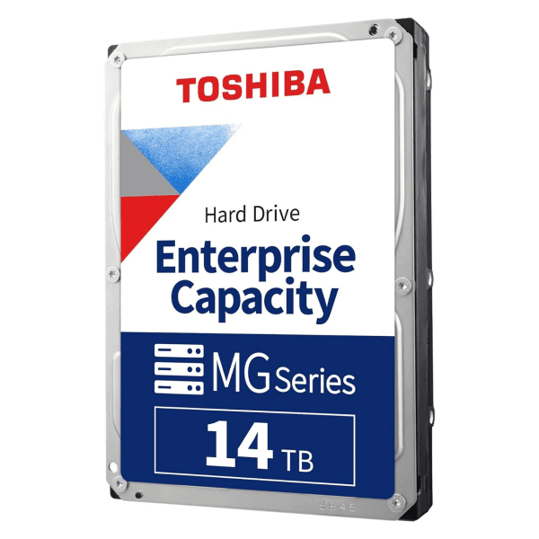 TOSHIBA MG ENTERPRISE 14 TB 7200RPM 512MB SATA3 550TB/Y 7/24 (MG09ACA14TE) - 2