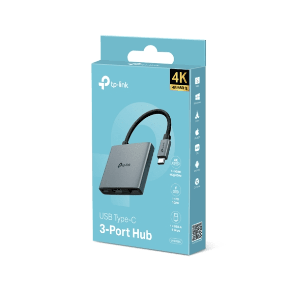 TP-LINK UH3020C TYPE-C 3 PORTLU HUB - 6