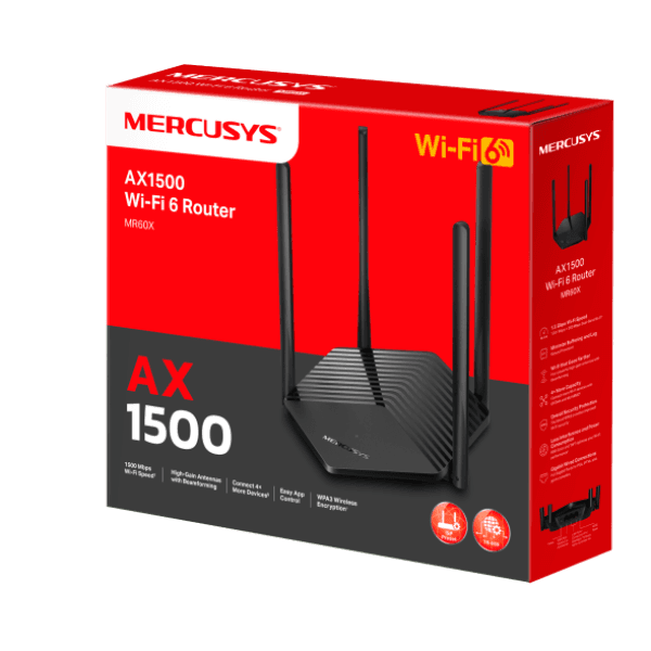 TP-LINK MERCUSYS MR60X AX1500 WIFI 6 ROUTER - 6