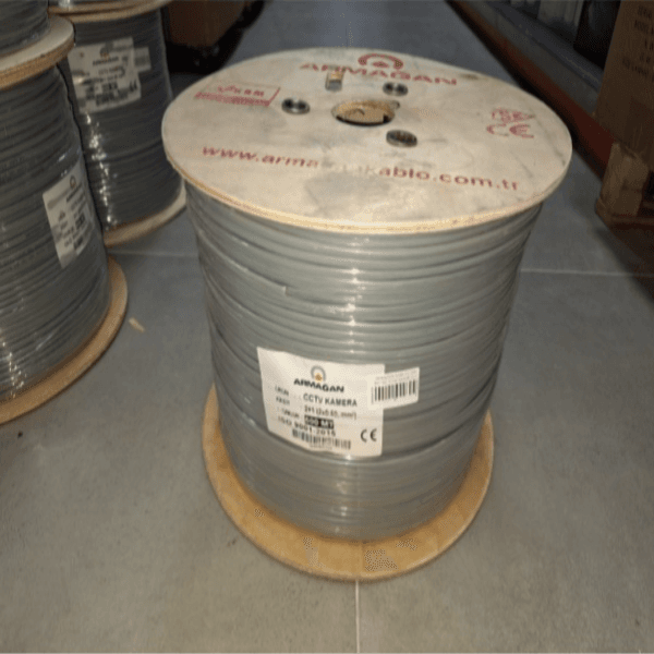 ARMAĞAN KABLO 560METRE %100 BAKIR 2+1 (2 X 0, 50MM) CCTV KABLO - 2