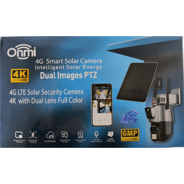 APRONX APX-WSP242 6MP 2.8MM 4G SOLAR ÇİFT KAMERA 19 LED PTZ - 4
