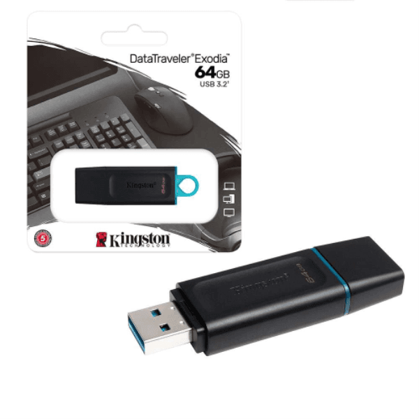 KINGSTON DTX/64GB DATATRAVELER EXODIA 64GB USB 3.2 - 3
