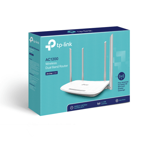 TP-LINK ARCHER C50 1200Mbps KABLOSUZ ROUTER - 6