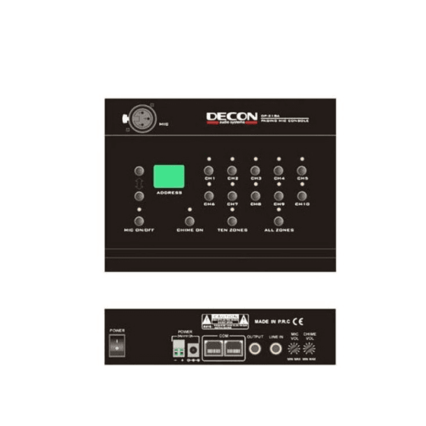 DECON DP-218A 10 ZONE ANONS KONSOLU - 4