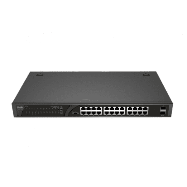 REYEE RG-ES126G-LP-L 24 PORT 10/100/1000  POE (180W) 2 x 1000M SFP ( YÖNETİLEMİYEN SWITCH ) - 2