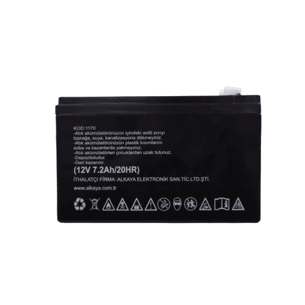 TEKNOGREEN TG12-7.2 12V 7.2AH 20HR BAKIMSIZ KURU AKÜ (K.10) (2016191) - 6