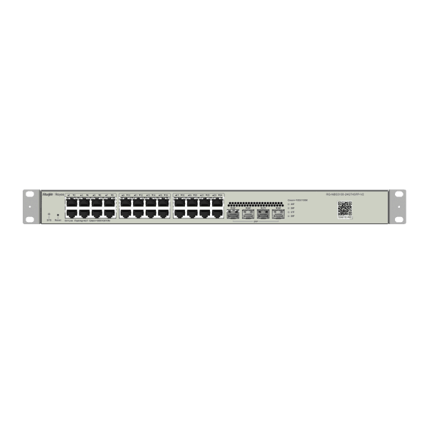 RUIJIE REYEE RG-NBS3100-24GT4SFP-V2 24 PORT 10/100/1000 4 X SFP YONETILEBILIR RACK MOUNT SWITCH METAL KASA - 8