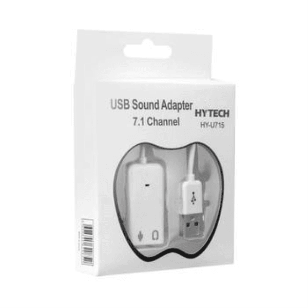 HYTECH HY-U715 Kablolu USB Beyaz Ses Kartı 7.1 - 3