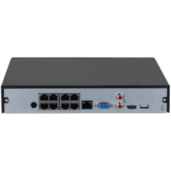 DAHUA NVR2108HS-8P-4KS3 8 KANAL COMPACT 1U 8POE LITE 4K H.265 NVR - 4
