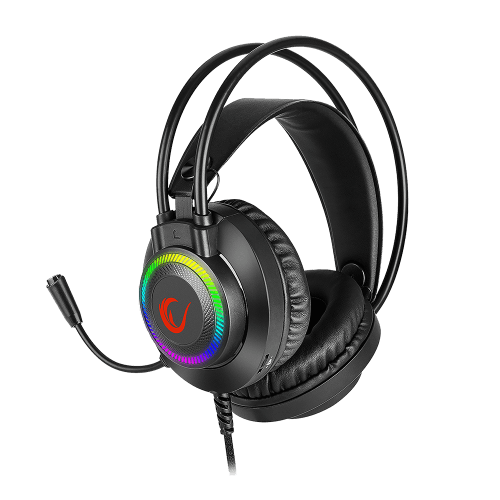 RAMPAGE RM-K27 X-JAMMER RAINBOW LEDLI PC USB 3.5M PS4-XBOX-MOBILE GAMING OYUNCU MİKROFONLU KULAKLIK - 5