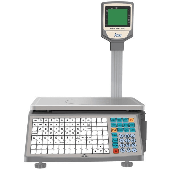 ACLAS LS2 M3 15KG LS215MERP BARKOD YAZICILI TERAZİ ETHERNET/SERİ - 6