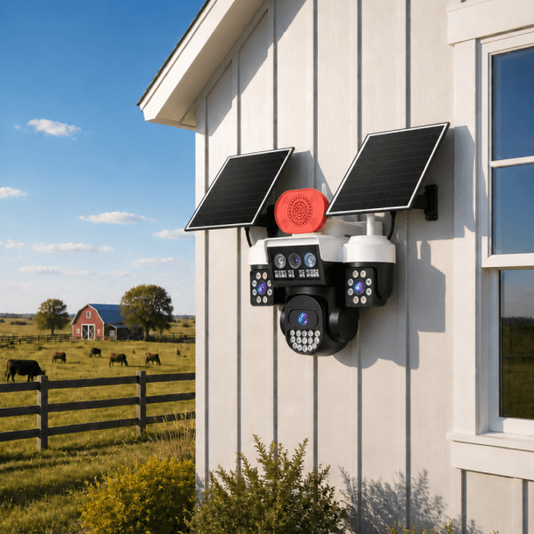 JOYSEE SW3 3 LENSLİ 3 GÖRÜŞ AÇILI 9 MP WI-FI + SOLAR PANELLİ KAMERA - 10
