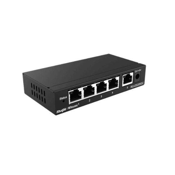 RUIJIE REYEE RG-ES205GC 5 PORTLU, 10/100/1000 GIGABIT YÖNETILEBILIR SWITCH - 2