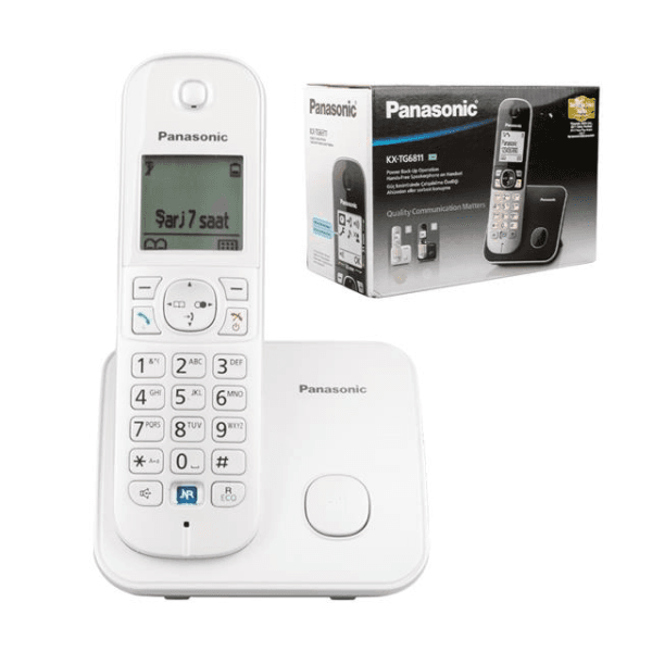 PANASONİC KXTG-6811 DECT TELEFON GRİ - 2