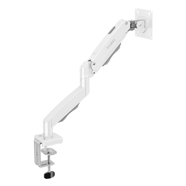 TITANPRO FL01-W (FMK-8705) 17-32" AMORTİSÖRLÜ MONİTÖR STANDI (BEYAZ) - 11