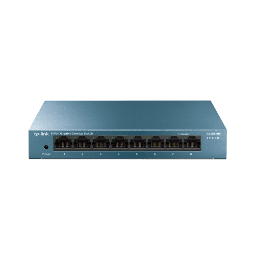 TP-LINK LS108G 8 PORT GIGABIT LITEWAVE MASAÜSTÜ SWITCH (ÇELİK KASA) - 4