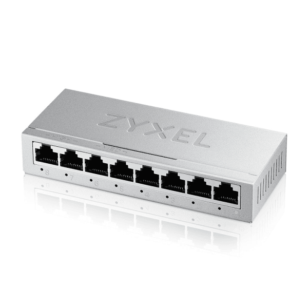 ZYXEL GS-108B V5 8 PORT 10/100/1000 MBPS METAL KASA MINI DESKTOP SWITCH kmp (GS-108BV5-EU0101F) - 4