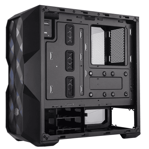 COOLERMASTER MASTERBOX TD500 V2 SİYAH ARGB 4X120MM FANLI TEMPERED GLASS KRİSTAL MESH ÖN PANELLİ MIDT KASA (TD500V2-KGNN-STU) - 10