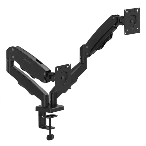 TITANPRO FL02 (FMK-8710) 17-32" ÇİFT KOLLU AMORTİSÖRLÜ MONİTÖR STANDI (SİYAH) - 6