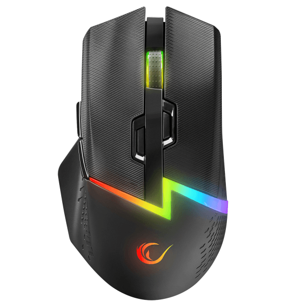 RAMPAGE DROP M3 V2 24000 DPI 3311 SENSÖR SİYAH RGB ŞARJLI KABLOSUZ 80 MİLYON HUANO SWITCH GAMING OYUNCU MOUSE - 8