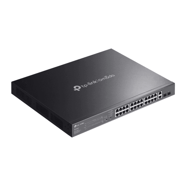 TP-LINK OMADA ES228GMP 384W POE 24 PORT GIGABIT POE+ PORT + 2X GIGABIT ETHERNET + 2X SFP FREE CLOUD YÖNETİMİ - 9