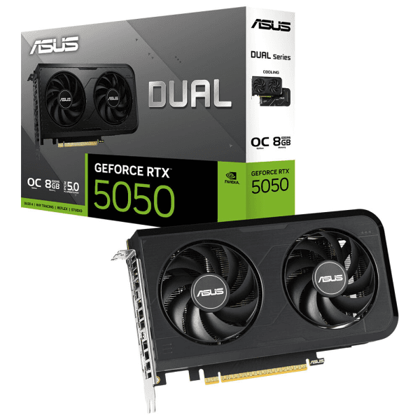 ASUS VGA DUAL-RTX5050-O8G-NVIDIA-GEFORCE-RTX 5050-8GB GDDR6-128bit-2677MHz-HDMI-3xDP-DLSS4 EKRAN KARTI - 7