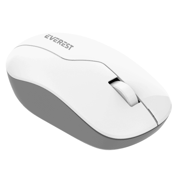 EVEREST SMW-973 USB BEYAZ/GRİ 2.4GHZ KABLOSUZ MOUSE - 7