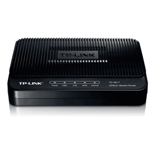 TP-LINK TD-8817 ADSL2+ ETHERNET/USB MODEM ROUTER - 8