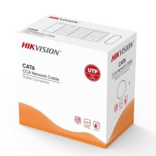 HIKVISION DS-1LN6UU/CCA 305 METRE GRİ CAT6 U/UTP CCA KABLO - 2