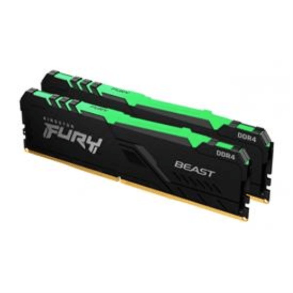 KINGSTON FURY BEAST RGB 16GB DDR4 3600MHZ KF436C17BBAK2/16 2X8G - 2