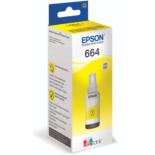 EPSON 664 C13T66444A (T664) YELLOW SARI MÜREKKEP 70ML - 2