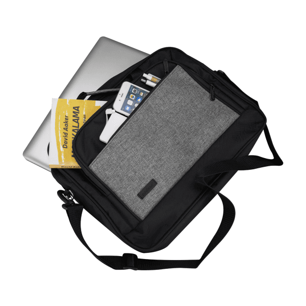 ADDISON 300803 15.6 SİYAH/GRİ BOLD BİLGİSAYAR NETBOOK ÇANTASI - 6